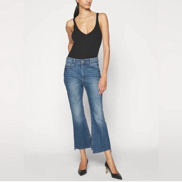 DL1961 Bridget Boot Cropped Jeans - Picture 1 of 11
